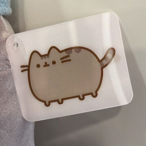 Gund Pusheen Cat Medium Birthday Cup Cake Party Hat 9” Plush Toy Mascot - Picture 4 of 9